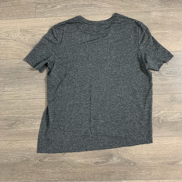 Aritzia Wilfred T-Shirt Heathered Asymmetrical Side Slit Short Sleeve Size XXS - Picture 11 of 13